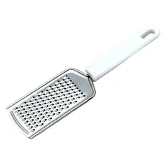 Chef Craft Fine Stainless Steel Flat Grater - Great for Zesting, Shredding & Grating