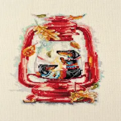 Cross-stitch kit Heat of October
