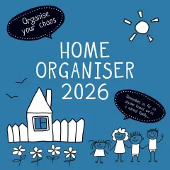 The Gifted Stationary 2026 Square Wall Calendar, Family Home, 16-Month Home Organizers Theme Hanging Calendar with 180 Reminder Stickers, Month Planner for Creative Spaces (12x12 In) Multicolor