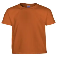 Gildan&reg; Youth Heavy Cotton Short Sleeve Crew Neck T-Shirt TEXAS ORANGE