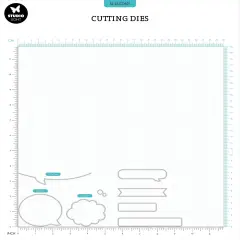 Studio Light Sweet Stories Cutting Die-Nr. 821, Speech & Tekst