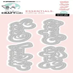 Studio Light Essentials Cutting Dies -Nr. 964 Wordz Super