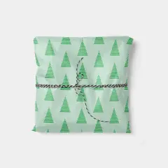 Modern Holiday Tree Gift Wrap