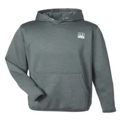 HUK&reg; Men's Performance Hooded Fleece Pullover Volcnc ash hthr