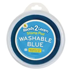 Jumbo Circular Washable Stamp Pad - Blue - 5.75" dia.