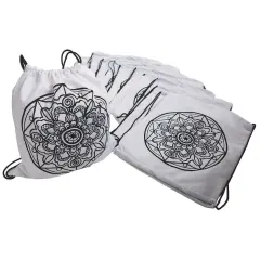 Velvet Art Mandala Backpack (Pack of 12)