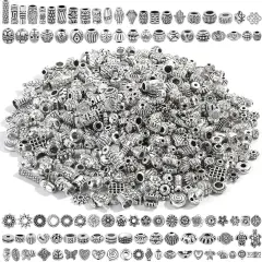 500 Pcs Bracelet Spacer Beads