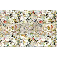 Decoupage Decor Tissue Paper - Flower Bed - 1 sheet, 19"x30"