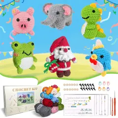 6Pcs Animal Crochet Kits
