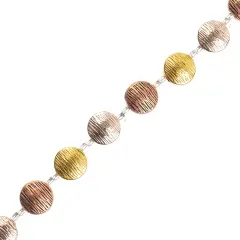 Crystal Lane DIY 7" Designer Glass Focal Bead Mix Strand Copper Mix