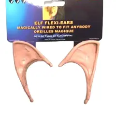 Elf Flexi Ears Flesh Beige Color - Bendable and Hook onto Ear