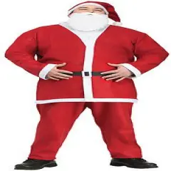 Santa Suit Value Economy Adult Mens Bar Hopping Christmas Costume Size X-Large