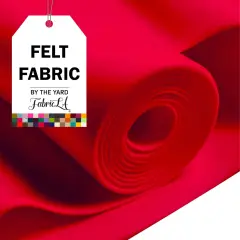FabricLA Craft Felt Fabric - 36" X 36" Inch Wide & 1.6mm Thick 1 Square Yard Felt Fabric - Use This Soft Felt for Crafts