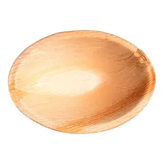 Oval Palm Leaf Eco Friendly Disposable Bowls - 3.5 oz. (100 Bowls)