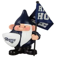 Los Angeles Rams Gnome with Flag Rams House