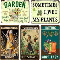 5 Pack Funny Garden sign Diamond Painting kit for Beginner