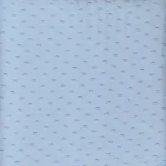 Solid Swiss Dot Chiffon Fabric 100% Polyester Lightweight Sheer 57/58" Wide BLUE FRENCH