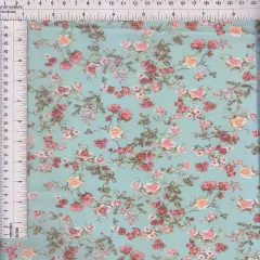 1 Yard High Multi Chiffon Ditsy Print Floral Woven Fabric Sheer Lightweight 56" Width MINT