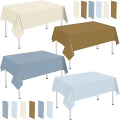 16Pcs Baby Shower Plastic Tablecloth