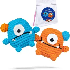 Amigurumi Crochet Animal Kit with Extra Yarn - Blinksters