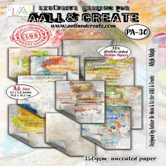 AALL And Create Design Double-Sided Cardstock A6 10/Pkg-Mish Mash