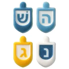 Dreidel Assortment Dec-Ons&reg; Decorations 12ct