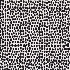 Onyx - Black Abstract & Geometric Upholstery Fabric 54 Inches"