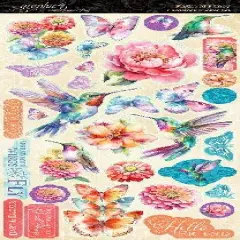 Graphic 45 Sticker Set-Flight Of Fancy