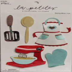 La Petites Baking Mixer Dimensional Stickers