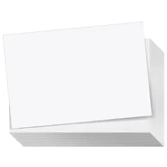 200 Pack White 300 GSM / 110 lb Thick Cardstock Paper - Blank Heavyweight Wedding Invitation Cards for Printing, Flashcards, Postcards - 4x6 inch