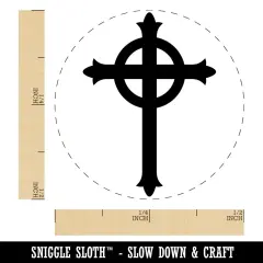 Presbyterian Cross Protestant Christian Religious Symbol Faith Self-Inking Stamp Dry Pad