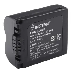 Insten Li-ion Replacement Battery for Panasonic LUMIX DMC-FZ50EF DMC-FZ50EGM DMC-FZ50K DMC-FZ50S DMC-FZ7 DMC-FZ7-K DMC-FZ7-S DMC-FZ7BB DMC-FZ7BS DMC-FZ7EB-K DMC-FZ7EB-S DMC-FZ7EF-K DMC-FZ7EF-S Black