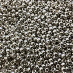 Miyuki Round Seed Bead Size 8/0 22g-tube Galvanized Silver