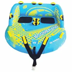 Swimline Inflatable Boomerang 2-Person Towable Water Raft - 64" - Blue