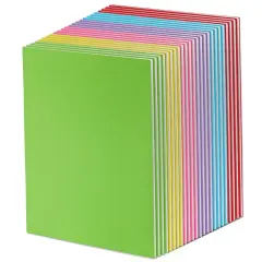 Paper Junkie 24 Pack Blank Books for Kids To Write Stories - A4 Colorful Notebooks Bulk - Unlined Travel Journals Scrapbooks for Students Sketching (8.5x11 in) Multicolor