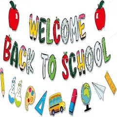 Welcome Back to School Banner Classroom Decoration