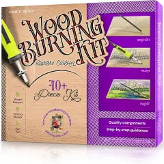 Beginners Wood Burning Kit for Kids and Teenage Boys & Girls Cool Easter Gifts for Boy or Girl Craft Projects Gift Idea for Older Children Teen Woodburning DIY Hobby Kits Art Activities