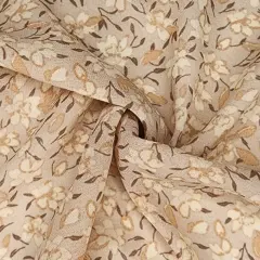 1 Yard Rose Dust Chelsea Chiffon Fabric, Sheer Lightweight Polyester, 58/60" Width