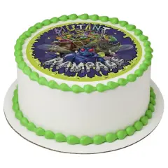 TMNT Mutant Mayhem This is Epic! Edible Cake Topper Image 7.5" Round
