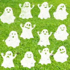Halloween Stencils for Crafts Reusable for Painting Lawn(Ghost)