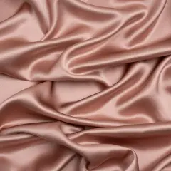 1 Yard Blush Silk Crepe Back Satin Premium Smooth Soft Elegant Luxury Textile 44 inch Width