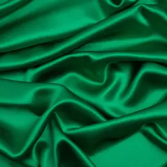 1 Yard Kelly Green Silk Crepe Back Satin Soft Smooth Luxurious Elegant Premium Sewing Fabric 44 inch Width