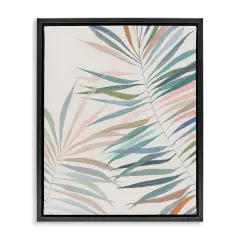 Stupell Industries Pastel Tropical Harmony Floating Frame, design by Hannah Dawson