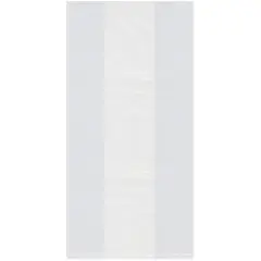 Plymor 10" x 6" x 20" (Pack of 100), 1 Mil Gusseted Plastic Bags