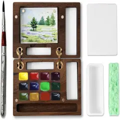 Portable Mini Watercolor Paint Set