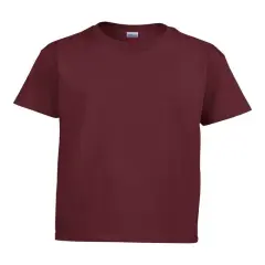 Gildan&reg; Youth Ultra Cotton Crew neck Short Sleeve T-Shirt MAROON