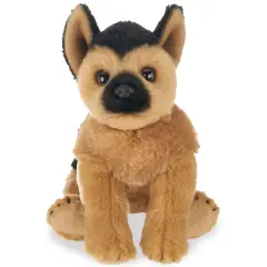 Bearington Lil' Chief The German Shepherd Stuffed Animal, 6.5 Inch Dog Stuffed Animal, For Ages 3-14 Brown
