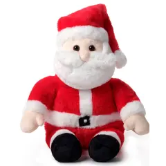 Bearington Santa Claus Kringle Plush, Santa Doll, 16 In Stuffed Animal, Ideal Toy Gift for Toddlers, Kids & Teens, For Ages 3-14 White