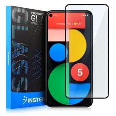 Insten Screen Protector For Google Pixel 5 (2020) Tempered Glass Cover, Anti Scratch, Touch Sensitive, Case Friendly, Clear