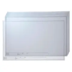 Bright Creations 20 Sheet Vellum Paper 11x17 Inch, Architecture Paper, Translucent Drafting Sheets with Engineer Title Block, Tracing Paper for Detailed Floor Plans and Drawings White